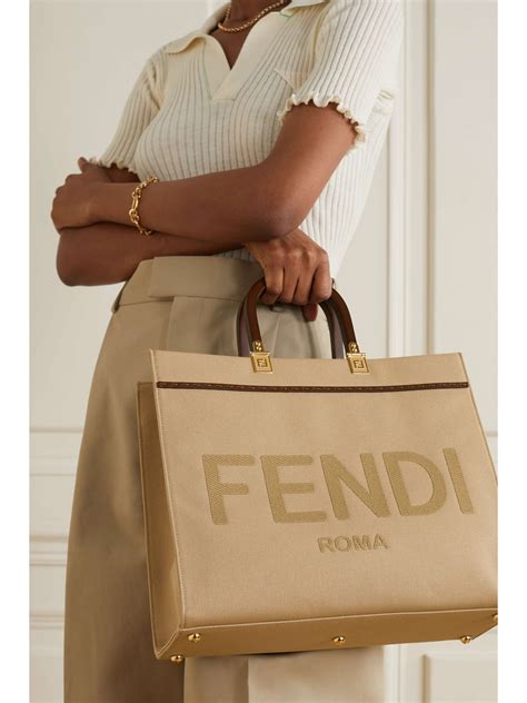 fendi mini sunshine tote bag|Fendi sunshine medium leather tote.